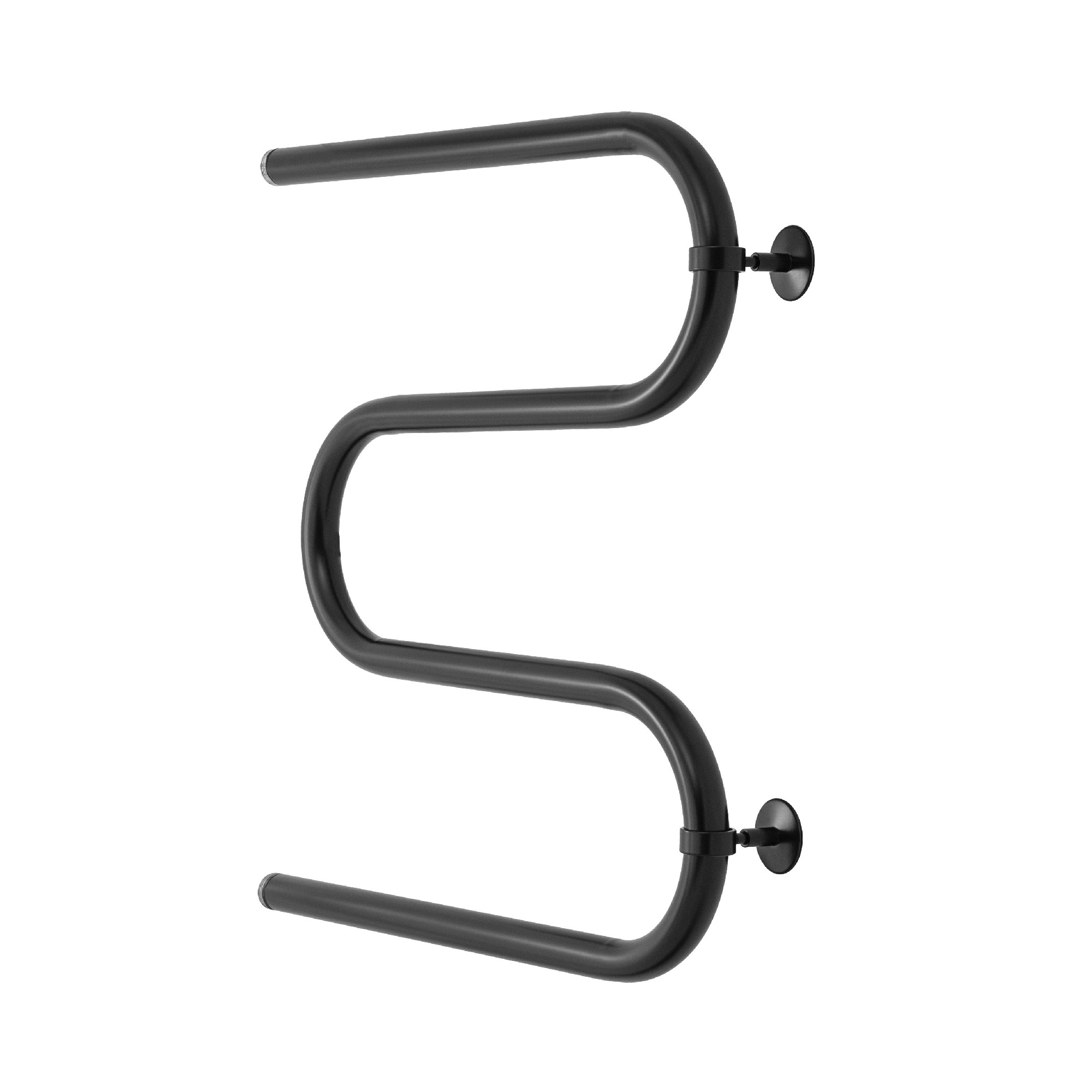 Полотенцесушитель Energy Solo 500x500 черный матовый